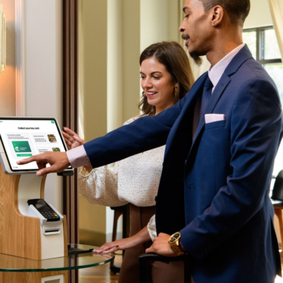 Cloud, Server, PC and Mobile Systems for BLE or RFID in Automated Check-in and Check-out