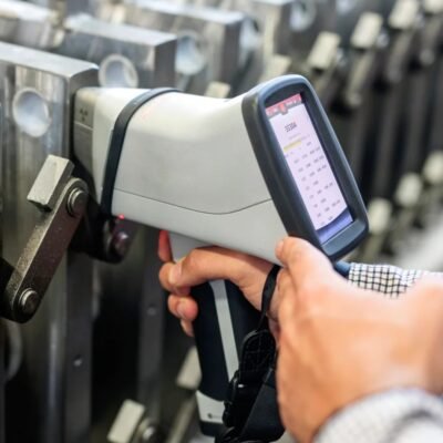 Cloud, Server, PC and Mobile Systems for BLE or RFID in Material Authentication