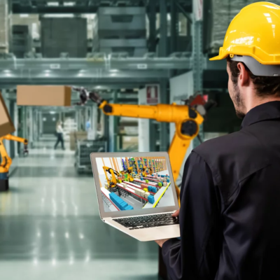 Cloud, Server, PC and Mobile Systems for BLE or RFID in Material Handling Automation