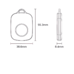 TIMBB-152-3-1.png Bluetooth Beacon with 100m Range, Replaceable Battery, High Accuracy Sensor – The Inventory Master