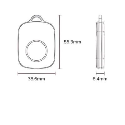 TIMBB-152-3-1.png Bluetooth Beacon with 100m Range, Replaceable Battery, High Accuracy Sensor – The Inventory Master
