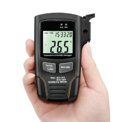 Bluetooth Beacon Data-logger with Temp, Humidity, Pressure, LCD, Alarms – The Inventory Master