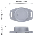 IoT Bluetooth Beacon with iBeacon, Eddystone, Sensors, Long Battery, IP67 – The Inventory Master