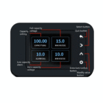 Battery Monitor with Bluetooth Beacon Dual Screen, 500A Shunt, LCD Display – The Inventory Master