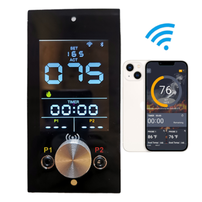 TIMBLEA-126-2.png WiFi & BLE Control Wood Pellet Smoker BBQ PID Controller – The Inventory Master