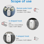 TIMBLEA-128-2.png WiFi Smart Curtain Opener BLE Automatic Roman Track – The Inventory Master