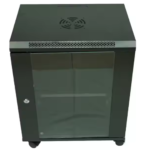 12U Indoor Floor Standing Network Server Rack with Glass Door – The Inventory Master