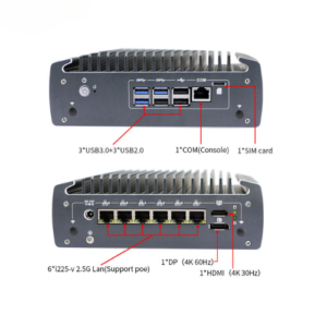 TIMDE-369-1-1.png Industrial - Grade Fanless Mini PC with Core i5, 6x LAN – The Inventory Master