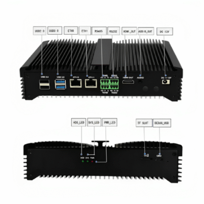 Embedded Industrial Edge AI Box with RK 3588, 8GB RAM and Extensive I/O Ports - The Inventory Master