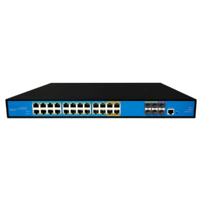 24 Port Switch Managed with Gigabit Network and Support PoE – The Inventory Master