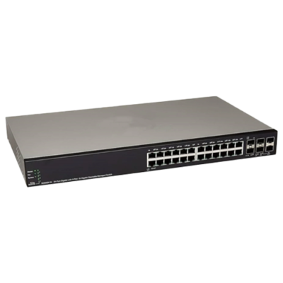 24-Port Fast Ethernet Managed Switch with 256 Gbps Capacity – The Inventory Master