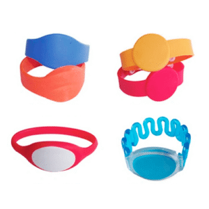 The Inventory Master RFID Wristbands / Bracelet With Silicon Band And Epoxy Coin