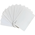 Custom 13.56 MHz UVNFC Card with Metal Finish for Banks – The Inventory Master