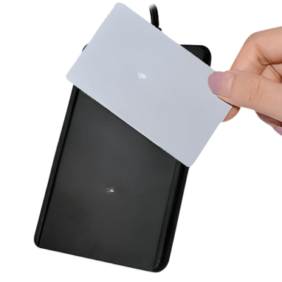 13.56 MHz USB Desktop RFID Reader, ISO 14443A, 100mm Range – The Inventory Master