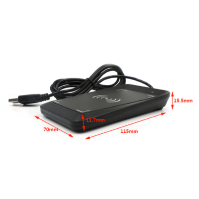 Short Range RFID Contactless Desktop Card Reader 13.56 MHz – The Inventory Master