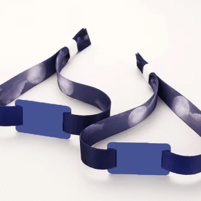 The Inventory Master 13.56 MHz Printable Festival Event Woven Cloth Ultralight Custom Smart Chip Wristband/Bracelet With RFID