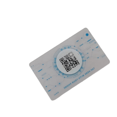 The Inventory Master Motion RFID Logo QR Code Google Review Business Card Tag 13.56 MHz