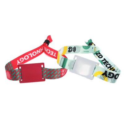 The Inventory Master Plastic Clip QR Code Printable RFID Wristband