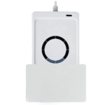 Compact Pearl White NFC RFID USB Reader with LED Indicators – The Inventory Master
