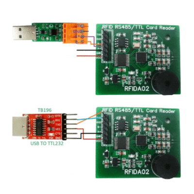 Multi Pro NFC RFID Reader/Writer 13.56 MHz with TTL Interface, LED & Buzzer – The Inventory Master
