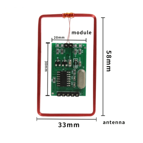 RFID Pro UART Reader Module TTL Embedded RFID Antenna Reader Module ...