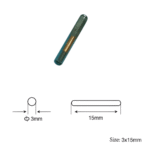 The Inventory Master 0.08 in x 0.47 in (2.12 mm x 12 mm) Glass Tube Rfid Tag Pet Microchip For Animal Tracking