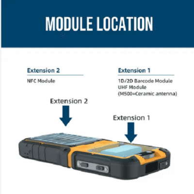 TIMLF-217-2.png Industrial Rugged Android 13 PDA Handheld with NFC RFID Reader & Barcode Scanner – The Inventory Master