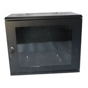 Wall Mounted 19 Inch Network Cabinet With Cooling  And Amp Security – The Inventory Master