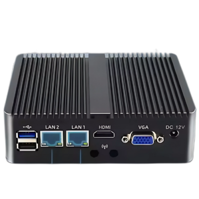 Intel Celeron J4125 Industrial PC with 4 2.5G Ethernet USB 3.0 – The Inventory Master