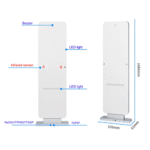 The Inventory Master RFID Security Gate For Access Control - Sound And Light Alarm
