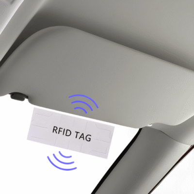 The Inventory Master RFID UHF Windshield Label Sticker Tag For Car Vehicle Management – Frequency 860 MHz To 960 MHz
