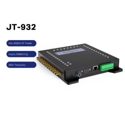 TIMUHF-308-2-1.png Advanced 32-Port UHF RFID Reader with Adjustable Power & Integrated Antenna – The Inventory Master