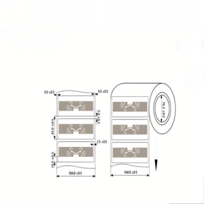 TIMUHF-365-3.png Anti-Fake Tamper Proof UHF RFID Windshield Tag 860 MHz to 960 MHz – The Inventory Master