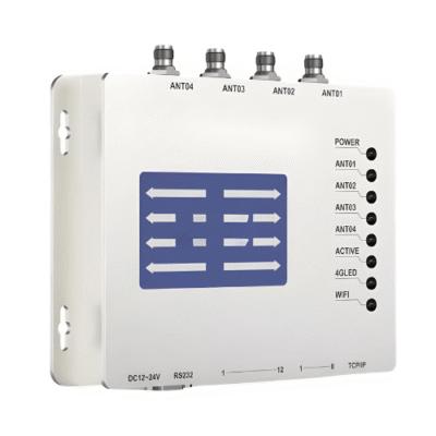 TIMUHF-404-2.png UHF RFID Reader with Adjustable Power & Waterproof Design, 30 dBm – The Inventory Master