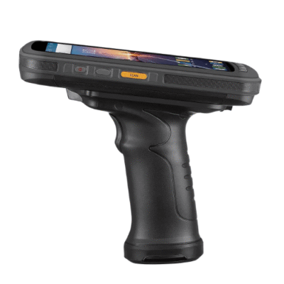 TIMUHF-461-1.png Durable Handheld UHF RFID Reader, 8000 mAh Battery & Long-Range Reading – The Inventory Master