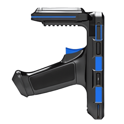 TIMUHF-484-3.png Rugged UHF RFID Handheld Barcode Scanner with Android 10, 10 m/20 m Range – The Inventory Master