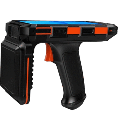 TIMUHF-484-7.png Rugged UHF RFID Handheld Barcode Scanner with Android 10, 10 m/20 m Range – The Inventory Master