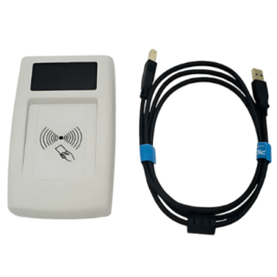 TIMUHF-562-4.png UHF RFID Reader with Adjustable Power, 860-960 MHz Frequency, 9.84 ft Range – The Inventory Master