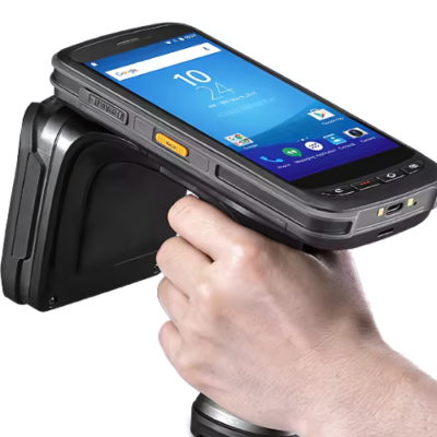 Handheld RFID Reader with Barcode Scanner, GPS, Long-Range Data Collection – The Inventory Master