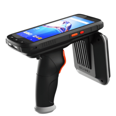 TIMUHF-653-2.png UHF RFID Handheld Reader, 5.5" Display, Android 10, 65 ft Range, 16 GB Storage – The Inventory Master