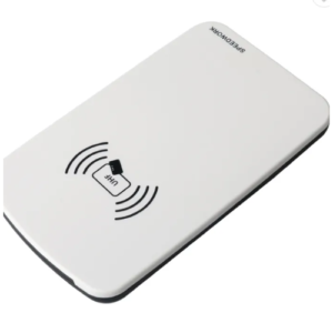 The Inventory Master Double USB Fixed Desktop UHF RFID Reader Writer UHF Reader For Access Control Tracking Management - Antenna Gain 3 dBi