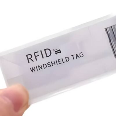 The Inventory Master RFID Printed Serial Number Vehicle Windshield Sticker Windscreen Tag – Frequency 860 MHz to 960 MHz
