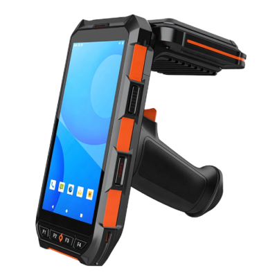 UHF RFID Android 13 Handheld Reader with NFC, Bluetooth, 4G & 5.5" Display – The Inventory Master