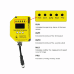 2-TIMLDS-112.png Digital Laser Sensor, DC 10-30V, 5-Digit Display, IP 65, 1mm Resolution – The Inventory Master