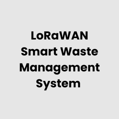 LoRaWAN Smart Waste Management System