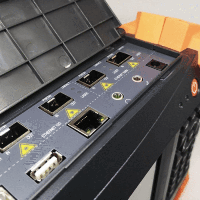 Comprehensive LAN Cable Tester with 10G SFP+ Optical Interface & 7" HD Display – The Inventory Master