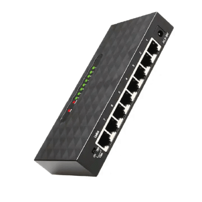 TIMESR-178-01-1.png The Inventory Master 8-Port Ethernet Network Switch