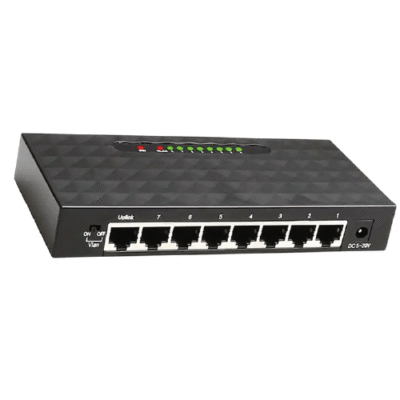 TIMESR-178-05-1.png The Inventory Master 8-Port Ethernet Network Switch