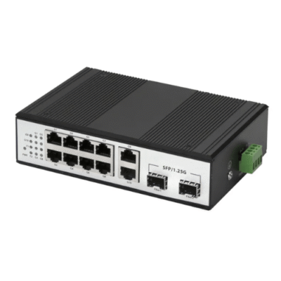 The Inventory Master 8 Port Industrial POE Ethernet Switch