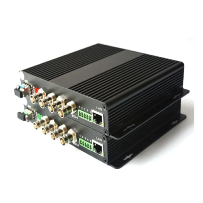 SDI Fiber Converter, 4 HD-SDI Channels, 80 km Range – The Inventory Master